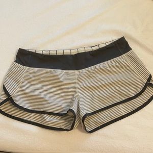 Size 10 LuluLemon gray and white stripe:)